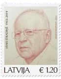 n° 1150 - Timbre LETTONIE Poste