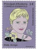 n° 520 - Timbre ANDORRE ESPAGNOL Poste