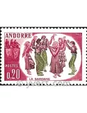 n° 166 -  Timbre Andorre Poste