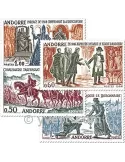 n° 167/170 -  Timbre Andorre Poste