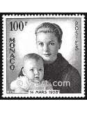 n° 489 -  Timbre Monaco Poste