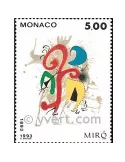 n° 1909 -  Timbre Monaco Poste