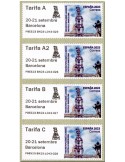 n° 200a - Timbre ESPAGNE Timbres de distributeurs