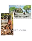 n° 326/327 -  Timbre Polynésie Poste