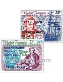 n° 142/143 -  Timbre Polynésie Poste aérienne