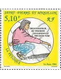 n° 593 -  Timbre Saint-Pierre et Miquelon Poste