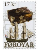 n° 842 - Timbre ILE FEROE Poste