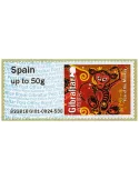 n° 12 - Timbre GIBRALTAR Timbres de distributeurs