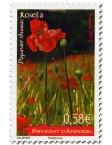 n° 742/743 -Timbre Andorre Poste