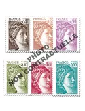 n° 2118b/2123b (GOMME TROPICALE) -  Timbre France Poste
