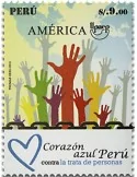 n° 2115 - Timbre PEROU Poste