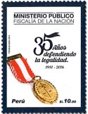 n° 2088 - Timbre PEROU Poste