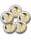 2 EURO COMMEMORATIVE 2018 : ALLEMAGNE (HELMUT SCHMIDT) (5 pièces)