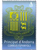 n° 451 - Timbre ANDORRE ESPAGNOL Poste