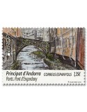 n° 455 - Timbre ANDORRE ESPAGNOL Poste (EUROPA)