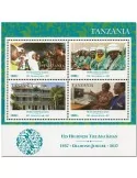 n° 614D - Timbre TANZANIE Blocs et feuillets