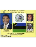 n° 3887U/3887Z + n° 3887AA/3887AB - Timbre TANZANIE Poste