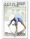 n° 1933/1935 - Timbre LAOS Poste