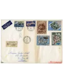 n°30, n° 32, PA n° 20 et PA n° 22/24 obl. sur lettre  - Timbre TAAF Poste