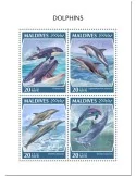n° 6587/6590 - Timbre MALDIVES Poste