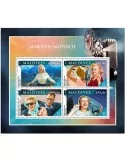 n° 7233/7236  - Timbre MALDIVES Poste