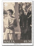 n° 2058/2060 - Timbre MALTE Poste