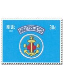 n° Les 2 , n° 450 + 450A - Timbre NIUE Poste
