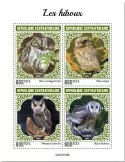 n° 7594/7597  - Timbre CENTRAFRIQUE Poste