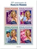 n° 7666/7669  - Timbre CENTRAFRIQUE Poste