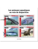 n° 8441A/8444A  - Timbre CENTRAFRIQUE Poste