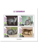 n° 3798/3801  - Timbre TCHAD Poste