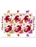 n° 3024/3029  - Timbre TCHAD Poste