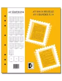 Feuille AV : 6 bandes (x10) - AV EDITIONS®