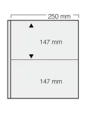 FEUILLES GARANT 732 : 2 POCHES (FOND NOIR - PAR 5) - SAFE®