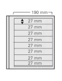 FEUILLES SPECIAL DUAL 618 : 8 BANDES (FOND TRANSPARENT - PAR 5) - SAFE®