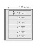 FEUILLES SPECIAL DUAL 616 : 6 BANDES (FOND TRANSPARENT - PAR 5) - SAFE®
