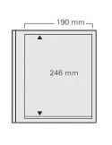 FEUILLES SPECIAL DUAL 620 : 1 POCHE (FOND TRANSPARENT - PAR 5) - SAFE®