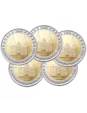 2 EURO COMMEMORATIVE 2006 : ALLEMAGNE (HEIDELBERG les 5 pièces)