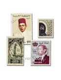 MAROC FRANCAIS : pochette de 100 timbres (Oblitérés)