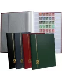 PERFECTA : Classeur fixe pour timbres (Grand modèle-Pages Blanches-64p.)