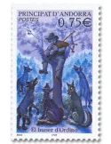 n° 589 -  Timbre Andorre Poste