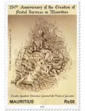 n° 1264 - Timbre MAURICE Poste