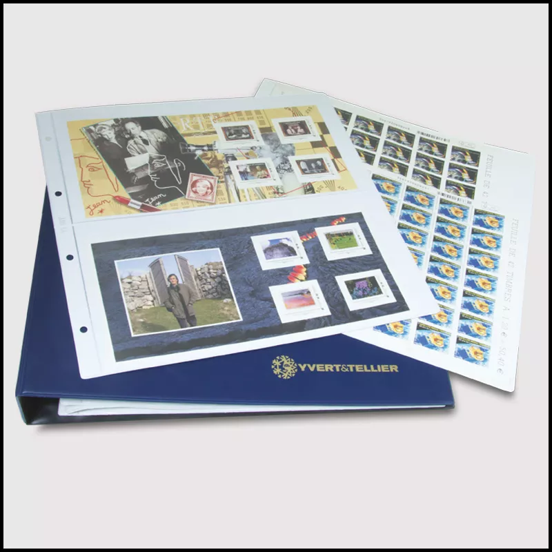 ALBUMS ET CLASSEURS POUR FEUILLES ENTIERES