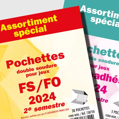 ASSORTIMENT DE POCHETTES