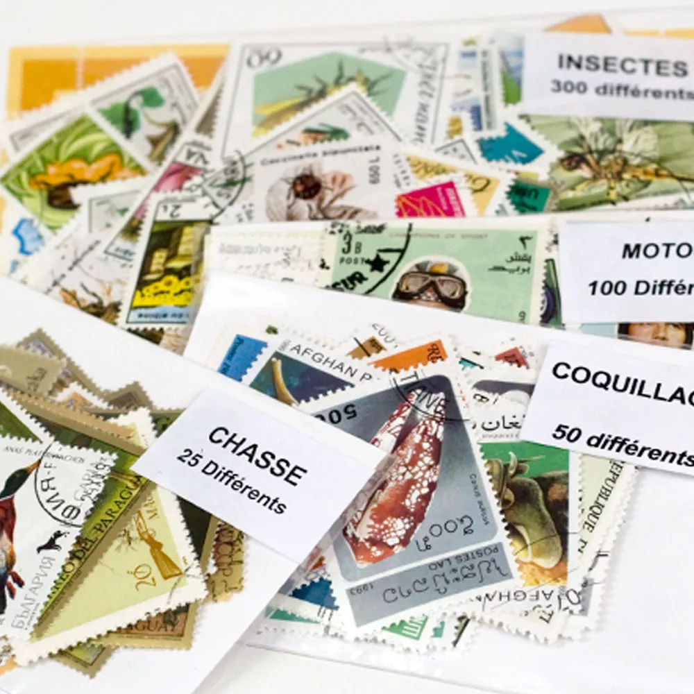 LES POCHETTES DE TIMBRES